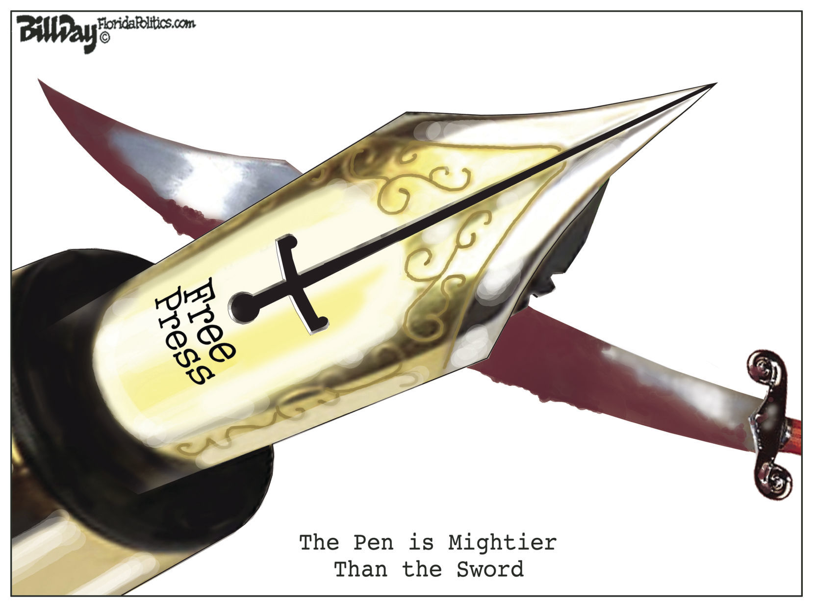 Pen is Mightier by Bill Day, Tallahassee, Florida